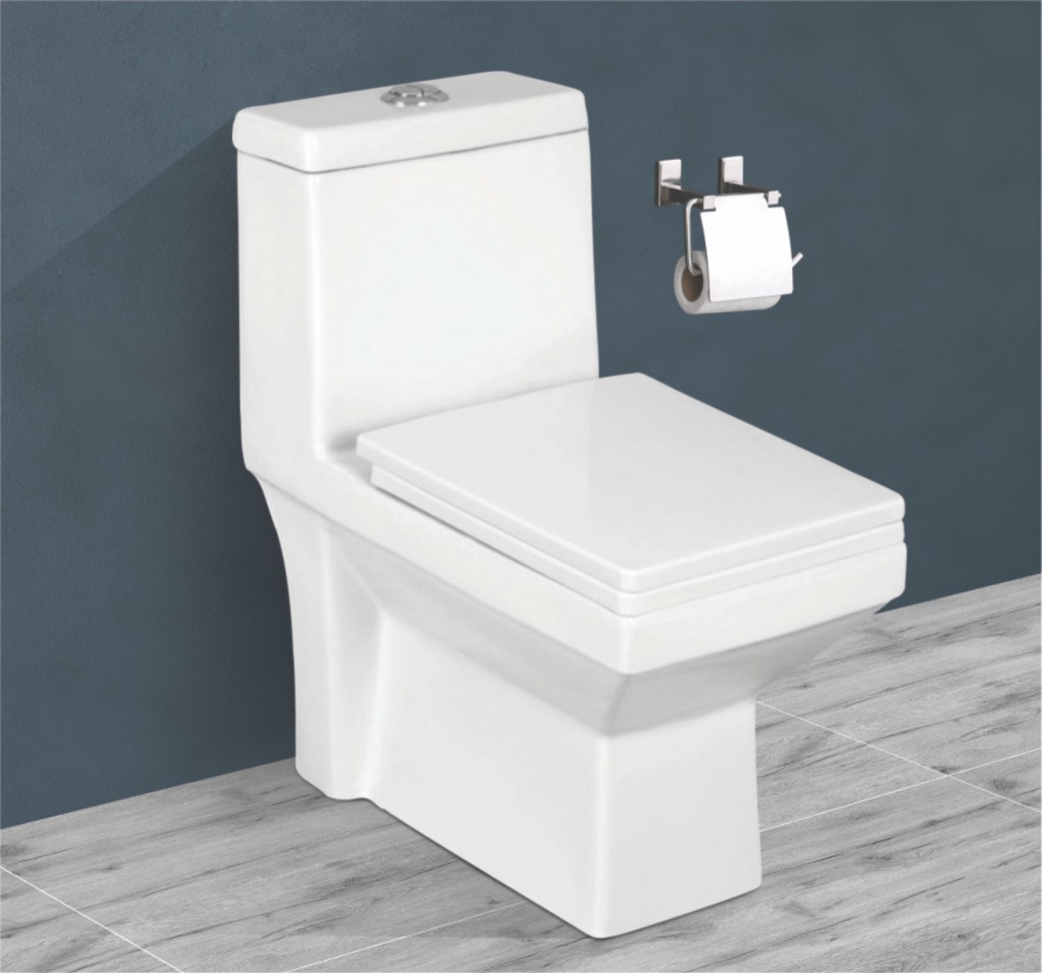 high-quality ceramic one-piece water closet