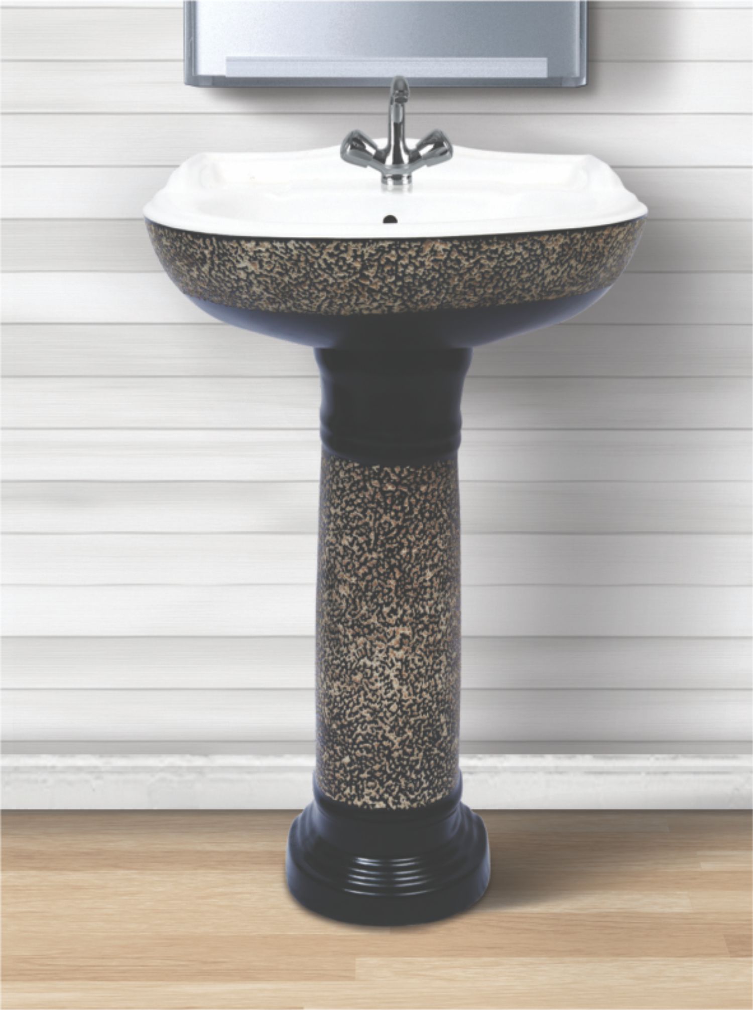 Vitrosa Wash Basin with Pedestal